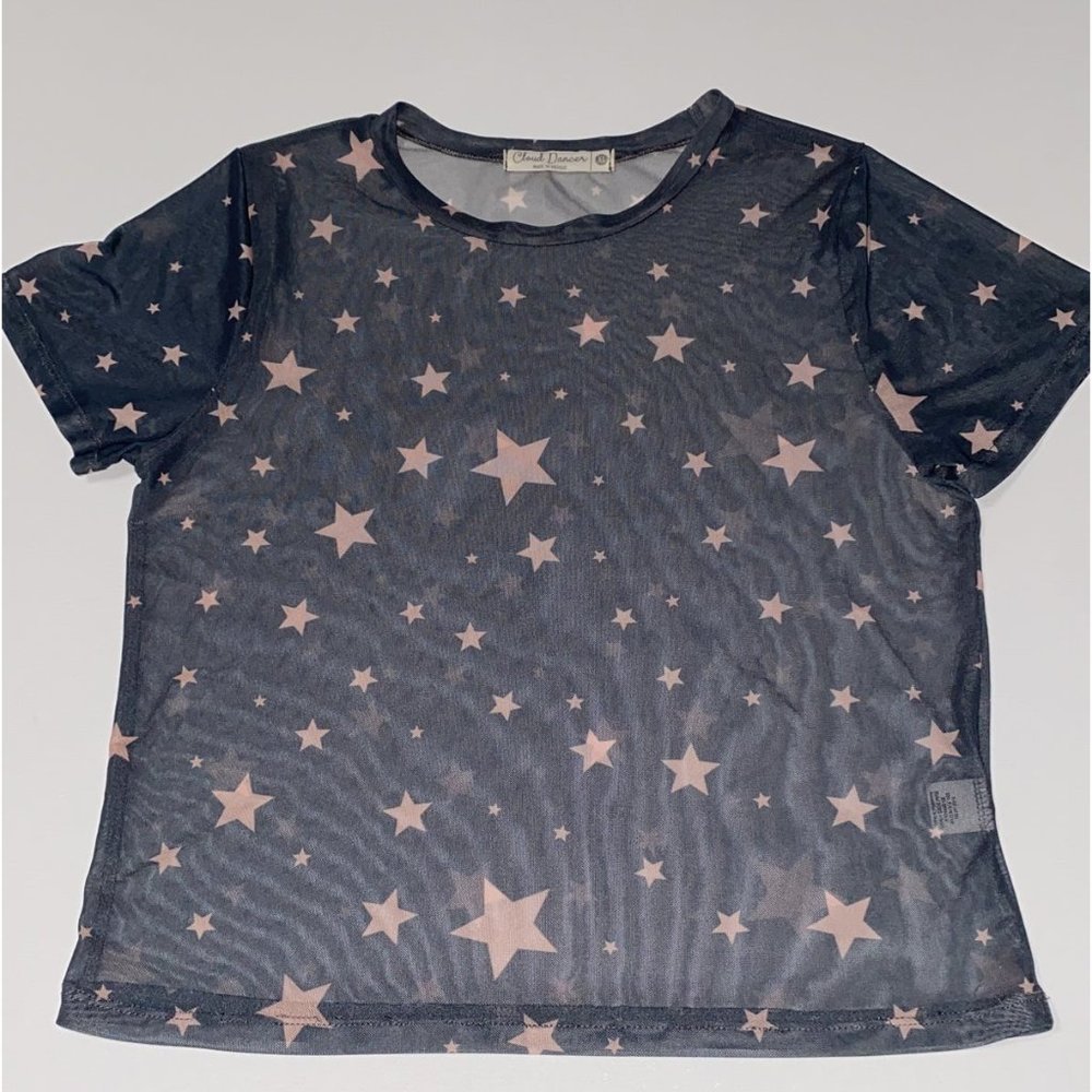 Cloud Dancer girls cropped shirt